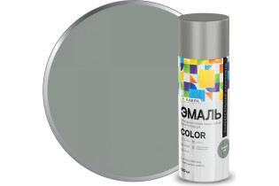 Эмаль аэрозольная универсальная ЛАКРА Color серый 301 (12)