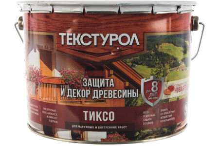 Покрытие защитно-декоративное ТЕКСТУРОЛ Тиксо сосна 10л Л-С (1)