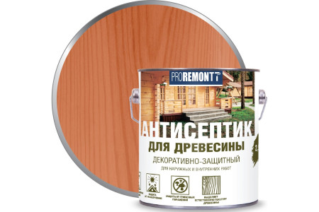 Антисептик деревозащитное средство PROREMONTT махагон 2,5л Л-С (4)