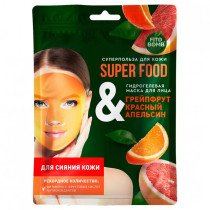 Маска для лица Фитокосметик Super food грейпфрут и красный апельсин 38 гр