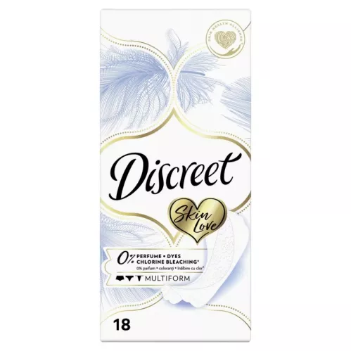 Прокладки ежедневные Discreet Skin Love Multiform 18 шт – 1