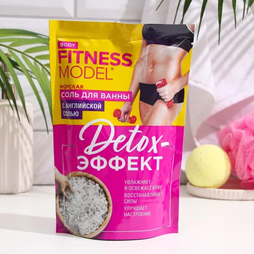 Соль для ванны Фитокосметик Fitness Model морская Detox-эффект 500 гр – 1