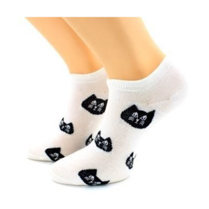 Носки Hobby Line женские укороченные Кошки размер 36-40
