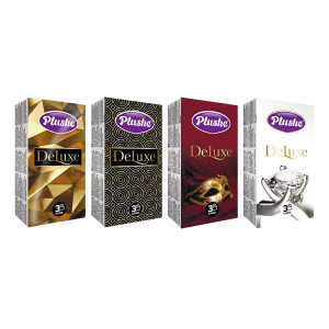 Платочки бумажные Plushe Deluxe Standart 10 шт 3-слоя