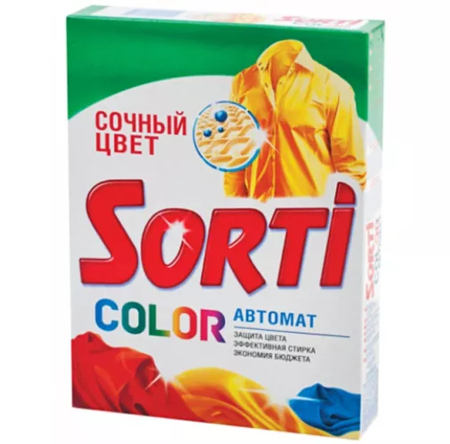 Стиральный порошок Sorti Color Автомат Сочный цвет 350 гр – 1