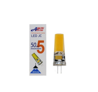 Лампа светодиодная  АктивЭлектро Regular LED-G4 5Вт 220-240В 6500К 400Лм G4
