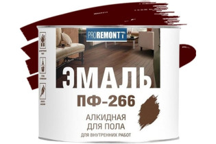 Эмаль ПФ-266 PROREMONTT красно-коричневый 2,7кг (6)