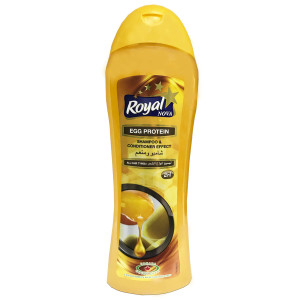 Шампунь для волос Royal Nova Яичный протеин 2 в 1 с кондиционером для всех типов волос 400 мл 
