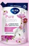 Мыло жидкое Aura Pure Cotton 2 в 1 для рук и тела Хлопок и полевые цветы в мягкой упаковке 450 мл