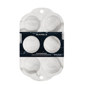 "Marble" Форма для выпечки 6 маффинов 28.5х16.5 см