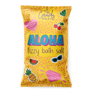 Соль для ванны Laboratory Katrin Candy bath bar шипучая Aloha 100 гр