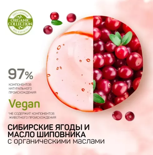 Шампунь для волос Organic Collection Nordic Beauty Защита цвета и блеск для окрашенных волос 400 мл – 2