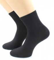 Носки Hobby Line гладкие черные Basic G1 размер 23