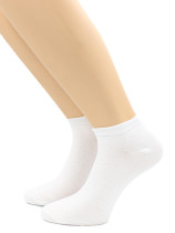 Носки Hobby Line женские укороченные гладкие серый Basic G2 размер 23