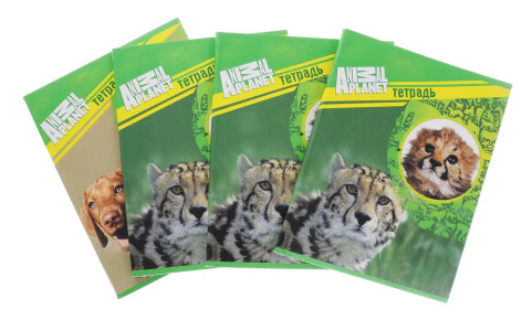Тетрадь Academy Style Animal Planet А5 96 л клетка - 1