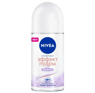 Дезодорант шариковый Nivea Sensitive эффект пудры 50 мл