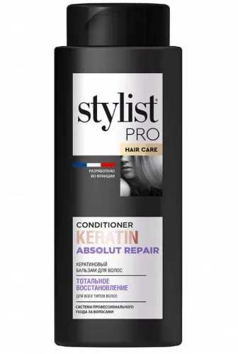 Бальзам для волос Stylist Pro Keratin Кератиновый Тотальное восстановление 280 мл – 4