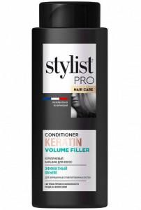 Бальзам для волос Stylist Pro Keratin Кератиновый Эффектный объем 280 мл 