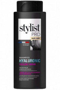 Шампунь для волос Stylist Pro Hyaluronic Гиалуроновый Сияние цвета и интенсивное восстановление 280 мл - 1