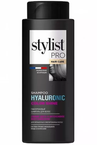 Шампунь для волос Stylist Pro Hyaluronic Гиалуроновый Сияние цвета и интенсивное восстановление 280 мл – 4