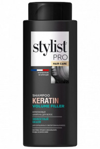 Шампунь для волос Stylist Pro Keratin Кератиновый Эффектный объем 280 мл  - 1