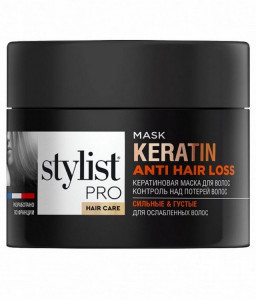 Маска для волос Stylist Pro Keratin Кератиновая Контроль над потерей волос 220 мл