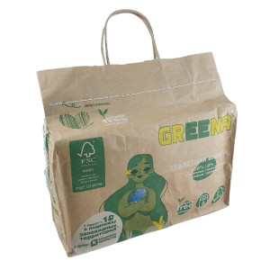 Туалетная бумага GREENA белый 2-х сл 6 рул (7)