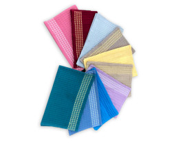 Полотенце кухонное Gala вафельное Стежка синий 30х60 см