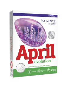 Стиральный порошок April Evolution Provence Универсальный 400 гр