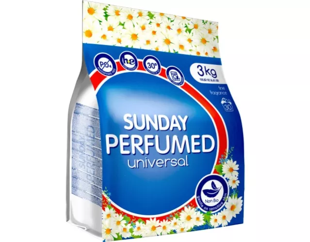 Стиральный порошок Sunday Perfumed Universal парфюмированный 3кг – 1