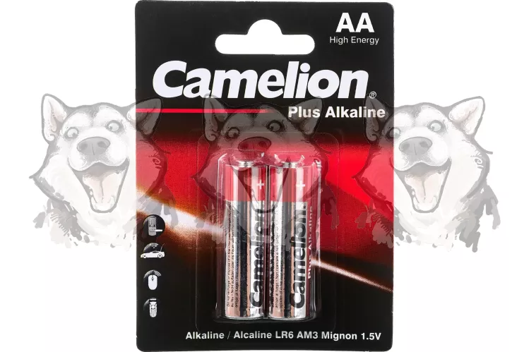 Батарейка Camelion алкалиновая тип AA LR06-2BL напряжение: 1.5V 2 шт – 1