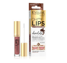 Блеск для губ Eveline Oh My Lips прозрачный шоколад 4.5 мл