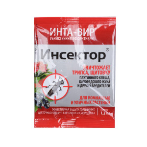 Средство от вредителей Инта-Вир Инсектицид Инсектор универсальный 1.2 мл