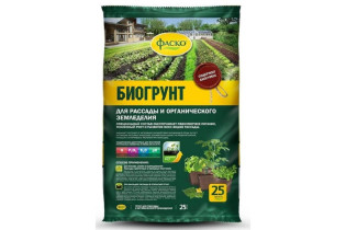 Грунт для растений Фаско Биогумус для органического земледелия 25 л