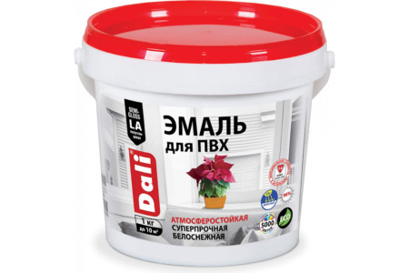 Эмаль Dali акриловая по ПВХ 5231 база А 1 кг ведро