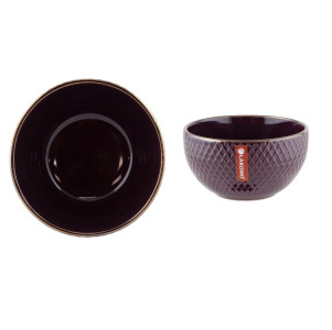 Салатник Lakomo Ornament Burgundy бордовый 14 см