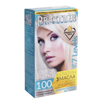 Осветлитель для волос Prestige Lovely Blond  № 100 до 7 тонов (окислитель 50 мл гель 40 мл порошок 2х8 гр маска 15 мл)