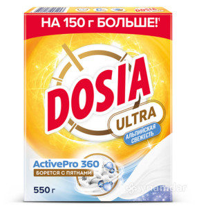 Стиральный порошок Dosia Ultra альпийская свежесть 550 гр