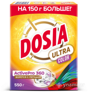 Стиральный порошок Dosia Ultra Color для цветного белья 550 гр