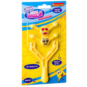 Игрушка Bondibon рогатка Летящий эмодзи цвет желтый