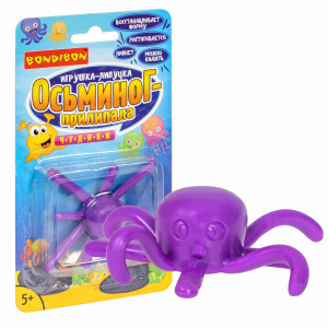 Игрушка Bondibon Осьминог прилипало цвет фиолетовый
