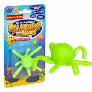 Игрушка Bondibon Осьминог прилипало цвет зеленый