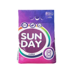 Стиральный порошок Sunday Для цветного белья 3 кг
