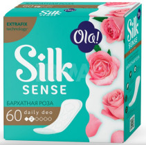 Прокладки ежедневные Ola! Silk Sense Daily Deo Бархатная роза 60 шт