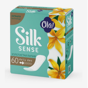 Прокладки ежедневные Ola! Silk Sense Лилия 60 шт