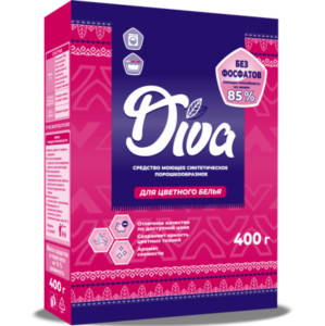 Стиральный порошок Diva для цветного белья 400 гр
