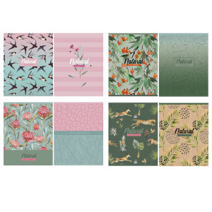 Тетрадь BG Natural pattern А5 96 л клетка