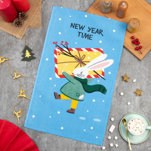 Полотенце кухонное Доляна New Year time 35х60 см