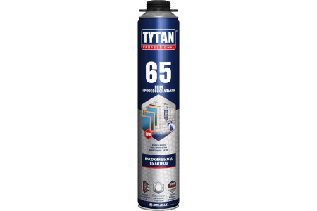 Пена монтажная Tytan Professional 65 профессиональная 750 мл