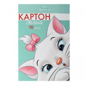 Картон белый Hatber Кошечка Мари 10 л